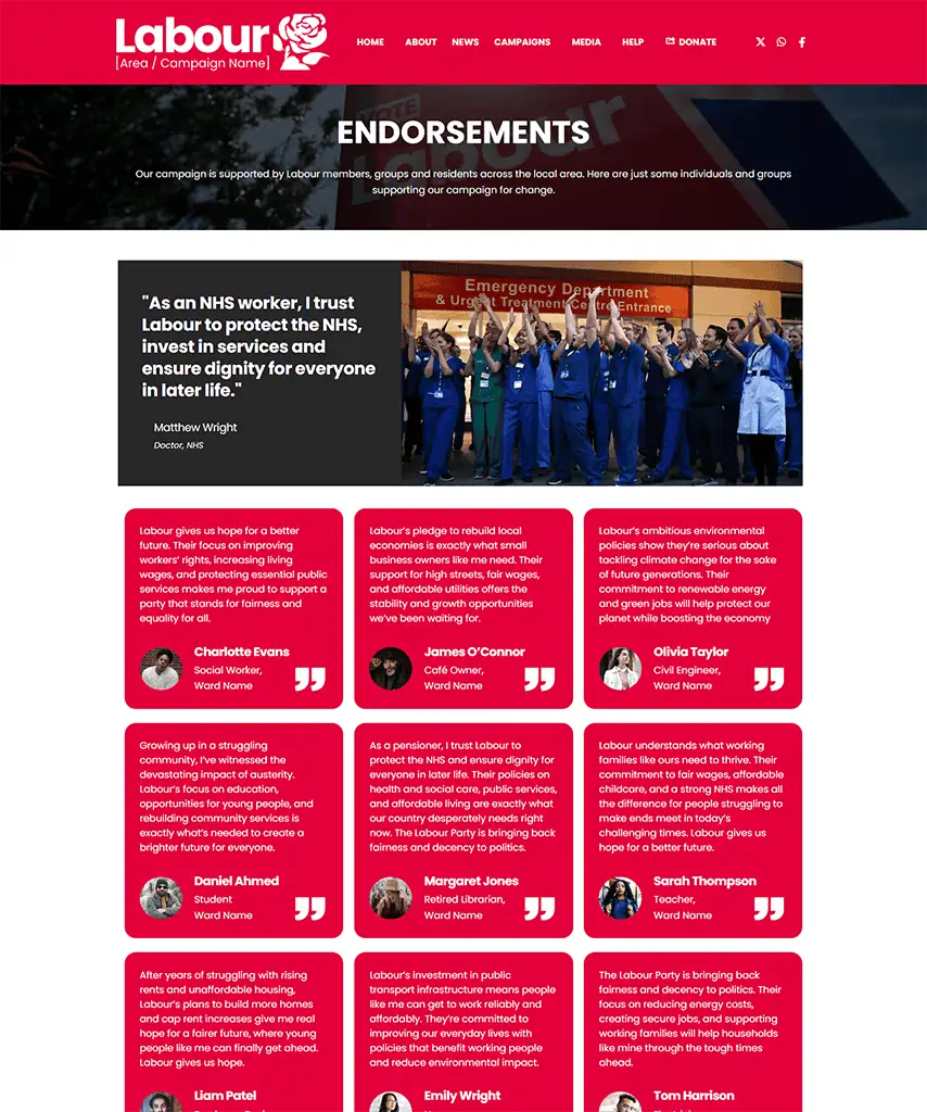Endorsements ↗