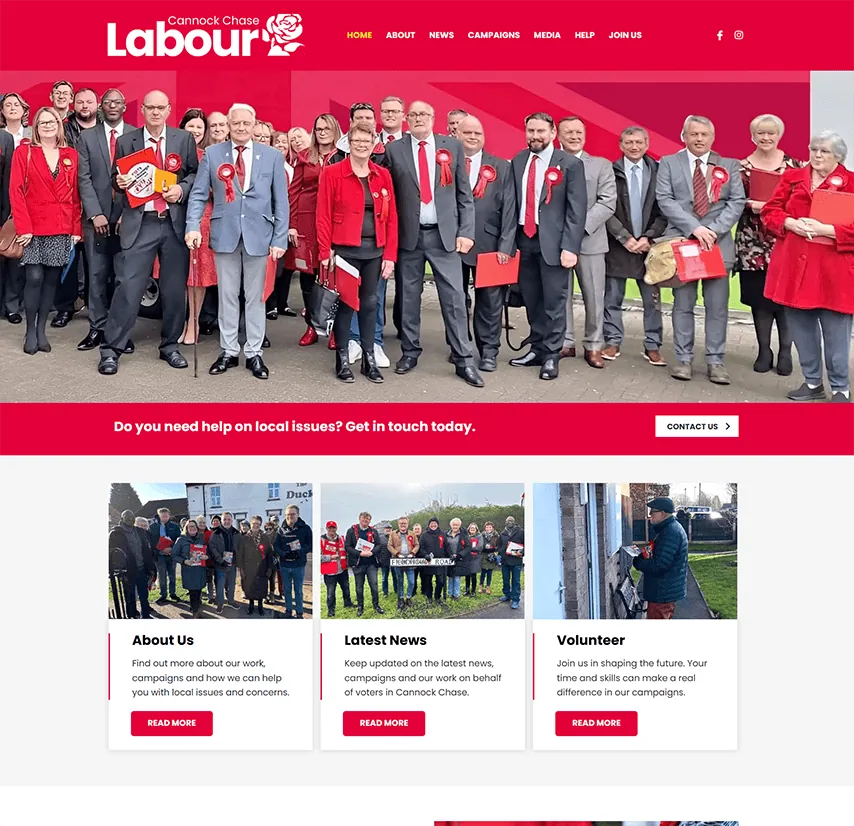 cannock-chase-labour-website-design-labour-template
