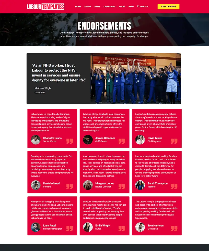 Endorsements ↗