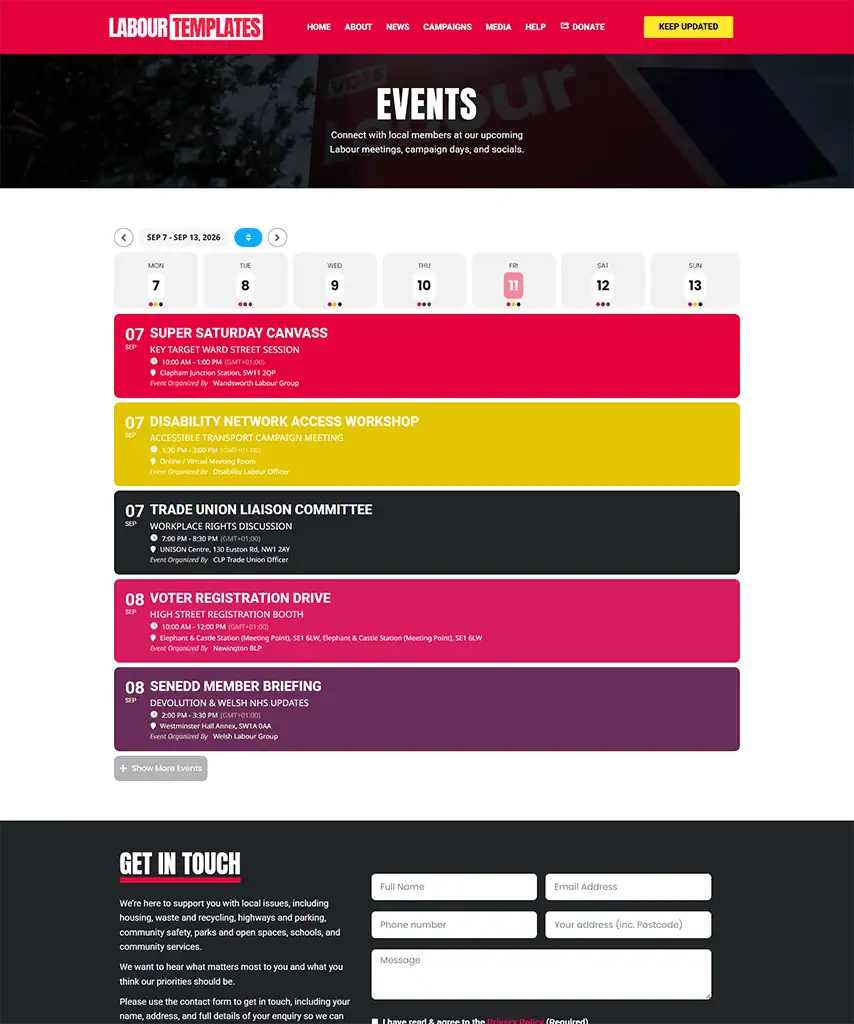 Events (Weekly View) ↗
