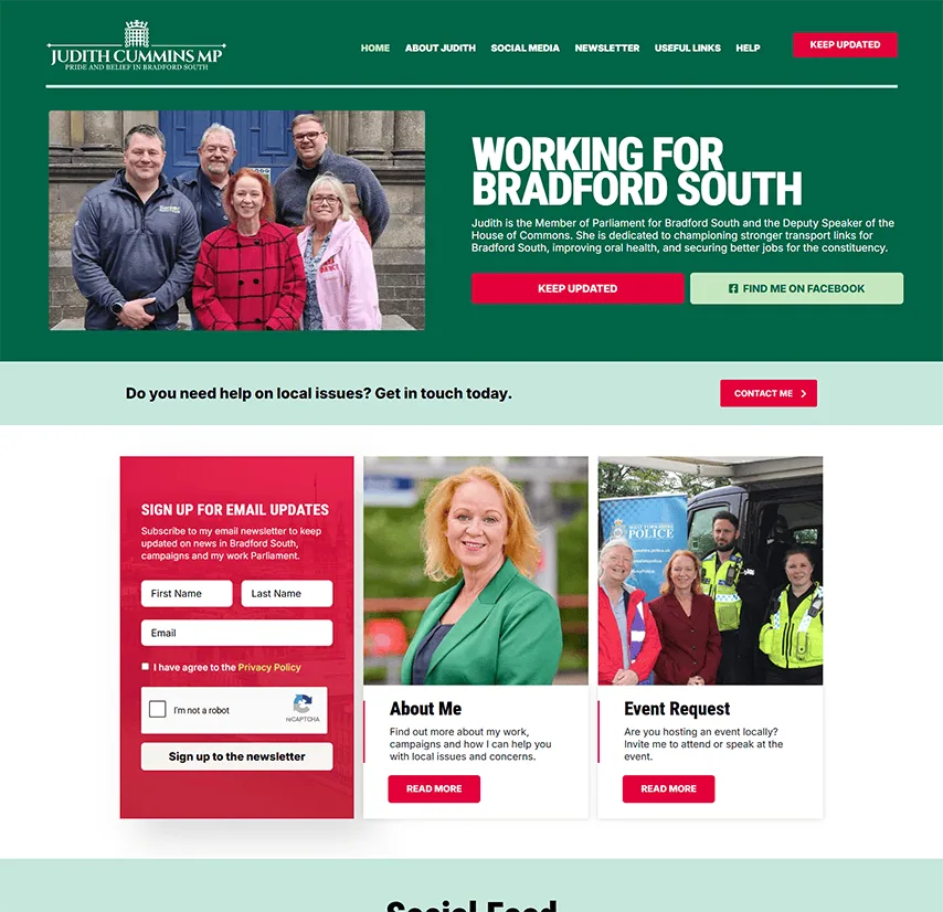 judith-cummins-mp-website-design-labour-templates